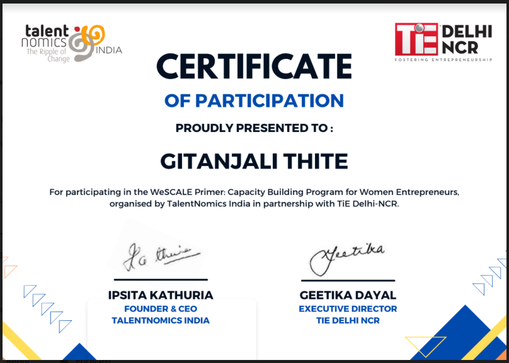 wescale certificate